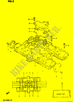 COPERTURA TESTA CILINDRO (MODELLO D) per Suzuki GS-G 1100 1983