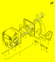 FANALE POSTERIORE (MODEL T/W/X E1,E2,E4,E24,E34,P37,E71) per Suzuki GN 250 1996