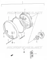FARO (MODELLO R/S/T) per Suzuki GS-E 500 1994