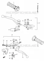 LEVA (MODELLO L/M/N/P/R/S/T) per Suzuki GS-E 500 1994