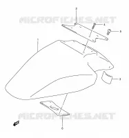  PARAFANGO ANTERIORE per Suzuki BANDIT 1200 1998