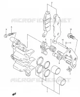PINZA FRENO ANTERIORE (MODELLO T) per Suzuki GS-E 500 1994