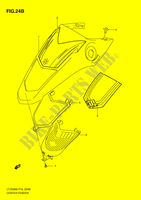 CARENATURA CENTRALE (MODEL L0) per Suzuki QUADSPORT 50 2011