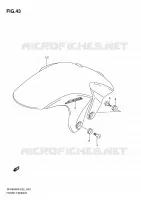 PARAFANGO ANTERIORE (MODEL K9) per Suzuki GLADIUS 650 2010