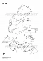 CARENATURA (MODEL L0) per Suzuki HAYABUSA 1300 2009