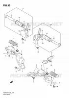 POGGIAPIEDE per Suzuki MARAUDER 800 2009