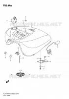 SERBATOIO DI CARBURANTE (VLR1800L0) per Suzuki INTRUDER 1800 2010