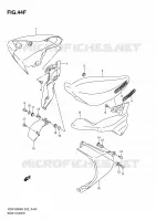 CARENATURA POSTERIORE (VZR1800L0/UFL0) per Suzuki INTRUDER 1800 2010