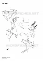 CARENATURA POSTERIORE (VZR1800ZL0/ZUFL0) per Suzuki INTRUDER 1800 2010