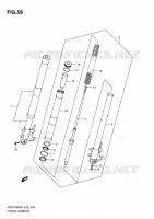 FORCELLA (VZR1800K6/U2K6/K7/U2K7/NK8/NU2K8) per Suzuki INTRUDER 1800 2010