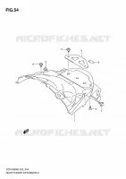 PARAFANGO POSTERIORE EXTENSION per Suzuki INTRUDER 1800 2010