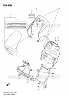 TAPPO DI FARO (VZR1800ZL0/ZUFL0) per Suzuki INTRUDER 1800 2010