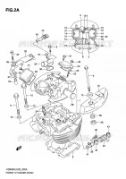 TESTATA ANTERIORE (MODEL K9) per Suzuki MARAUDER 800 2009