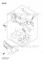 PINZA FRENO ANTERIORE per Suzuki GLADIUS 650 2010
