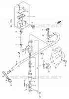 CILINDRO PRINCIPALE POSTERIORE per Suzuki DR-Z 400 2001