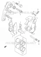 PINZA FRENO ANTERIORE per Suzuki DR-Z 400 2001