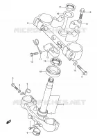 SUPPORTO FORCELLA ANTERIORE per Suzuki DR-Z 400 2001