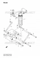 AMMORTIZZATORE POSTERIORE per Suzuki GSX-R 1000 2006