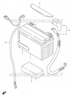 BATTERIA per Suzuki BANDIT 600 1999