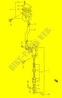 CILINDRO PRINCIPALE POSTERIORE (GSF1200SAV) per Suzuki BANDIT 1200 1997