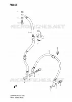 CONDOTTO FRENO ANTERIORE per Suzuki GSX-R 1000 2006