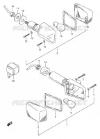 INDICATORE (MODELLO S) per Suzuki BANDIT 600 1999