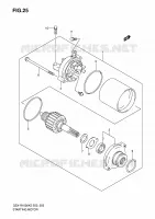 MOTORINO D'AVVIAMENTO per Suzuki GSX-R 1000 2006
