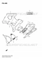 CARENATURA INFERIORE (GSX R1000ZK4 E3,E33) per Suzuki GSX-R 1000 2004