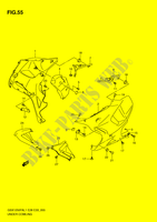 CARENATURA INFERIORE (GSX1250FAL1 E28) per Suzuki GSX-F 1250 2011