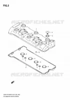 COPERTURA TESTA CILINDRO per Suzuki GSX-R 1000 2004