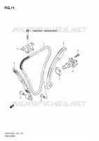 CATENA DI DISTRIBUZIONE per Suzuki GSX-R 750 2011