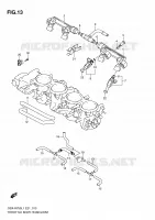 ACCELERATORE CONDOTTO / GIUNTO per Suzuki GSX-R 750 2011