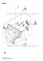 FARO (GSX R750L1 E21) per Suzuki GSX-R 750 2011