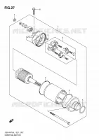 MOTORINO D'AVVIAMENTO per Suzuki GSX-R 750 2011