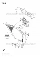 RADIATORE (GSX R750L1 E21) per Suzuki GSX-R 750 2011