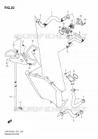 RADIATORE TUBO per Suzuki GSX-R 750 2011
