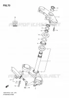 SCATOLA STERZO per Suzuki GSX-R 750 2011