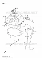 SERBATOIO DI CARBURANTE (GSX R750L1 E21) per Suzuki GSX-R 750 2011