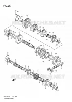 TRASMISSIONE per Suzuki GSX-R 750 2011