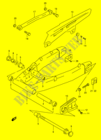 BRACCIO OSCILLANTE POSTERIORE (GSF1200SAV) per Suzuki BANDIT 1200 1996