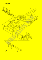 BRACCIO OSCILLANTE POSTERIORE (MODELLO R/S) per Suzuki GSX-R 750 1994