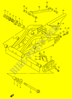 BRACCIO OSCILLANTE POSTERIORE (MODELLO S/T/V/W) per Suzuki GSX-R 1100 1994