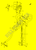 CILINDRO PRINCIPALE POSTERIORE (MODELLO M/N) per Suzuki BANDIT-N 400 1992