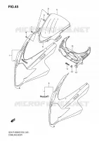 COFANO (MODELLO K5) per Suzuki GSX-R 1000 2006