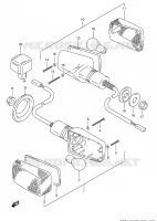 INDICATORE per Suzuki BANDIT 1200 1998