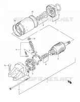 MOTORINO D'AVVIAMENTO per Suzuki BANDIT 1200 1998