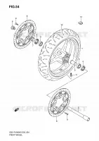 RUOTA ANTERIORE per Suzuki GSX-R 1000 2006