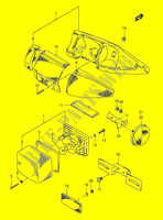 LAMPADA DI RETRO (E02,E04,E21,E24) per Suzuki AE 50 1992