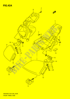 RIVESTIMENTO SCATOLA ANTERIORE (MODELLO K4/K5/K6) per Suzuki BURGMAN 400 2004