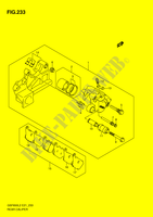 PINZA POSTERIORE (GSF650AL2 E21) per Suzuki BANDIT 650 2014